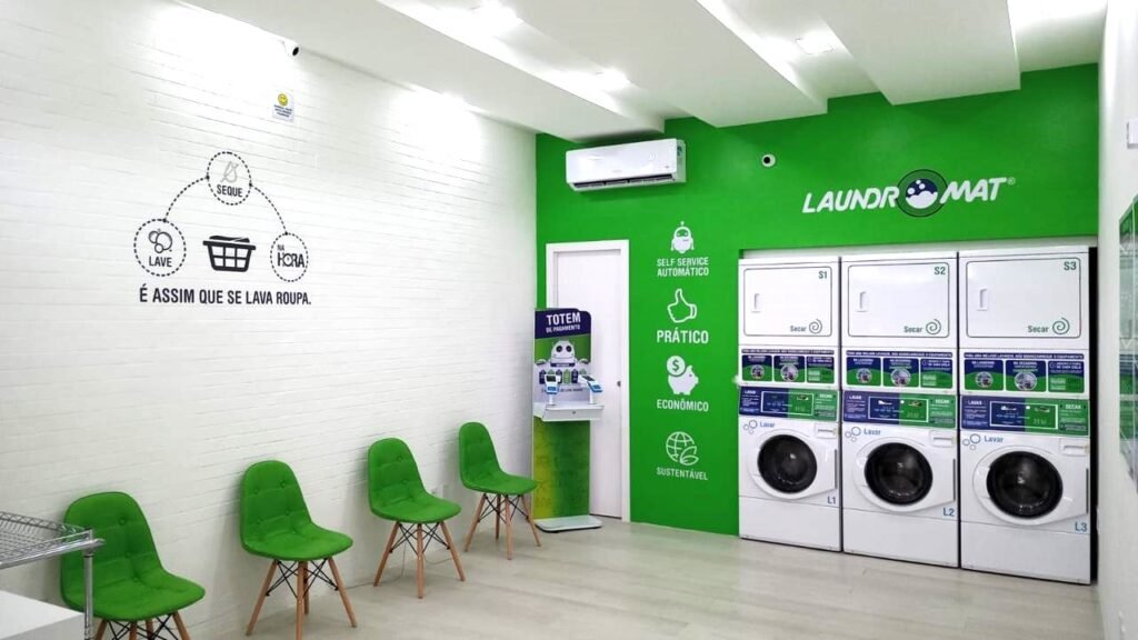 laundromat loja 3 maquinas